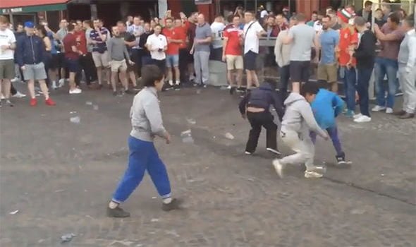 England Fans Caught Mocking Child Beggars In Lille