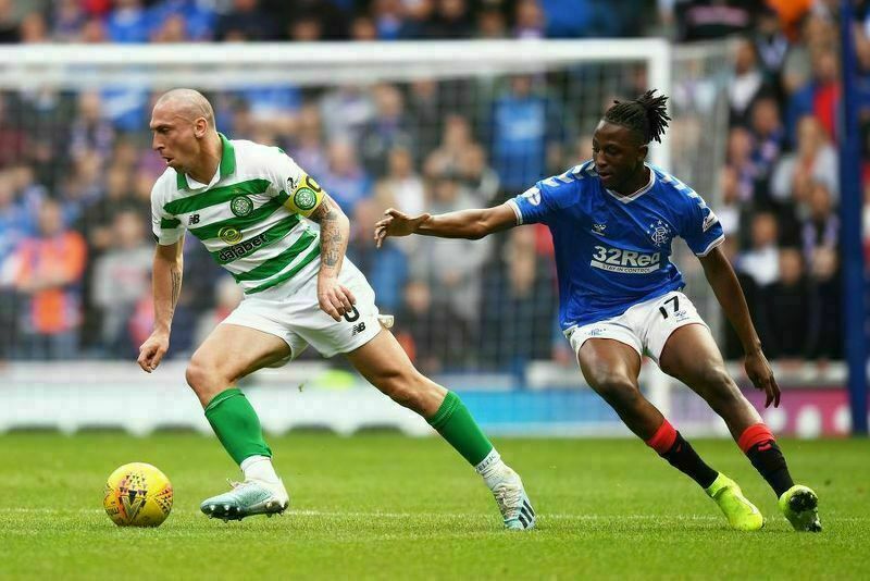 Joe Aribo was moved out to the wing for the visit of Celtic 