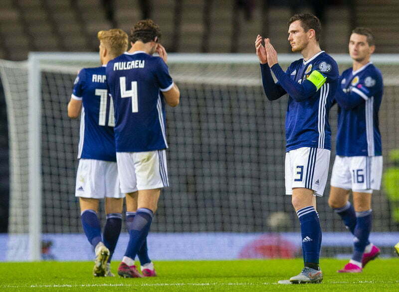 Scotland were beaten 4-0 by No1 ranked side Belgium last night