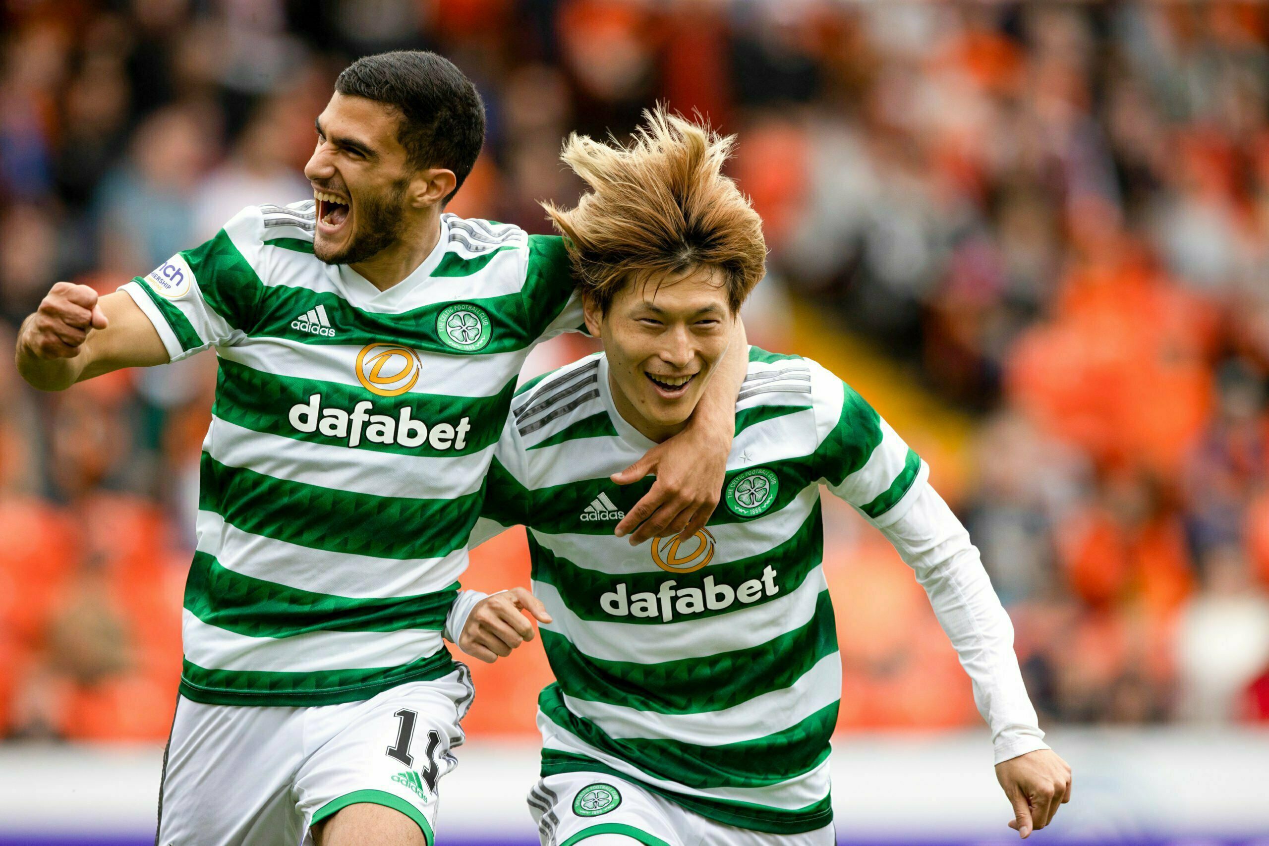Dundee United 0- 4 Celtic Half Time Report